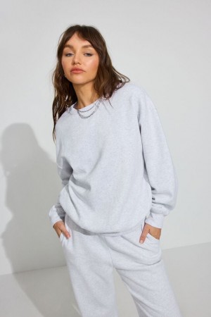 Grey Women Garage Ultrafleece Sweatshirts | A-9087312