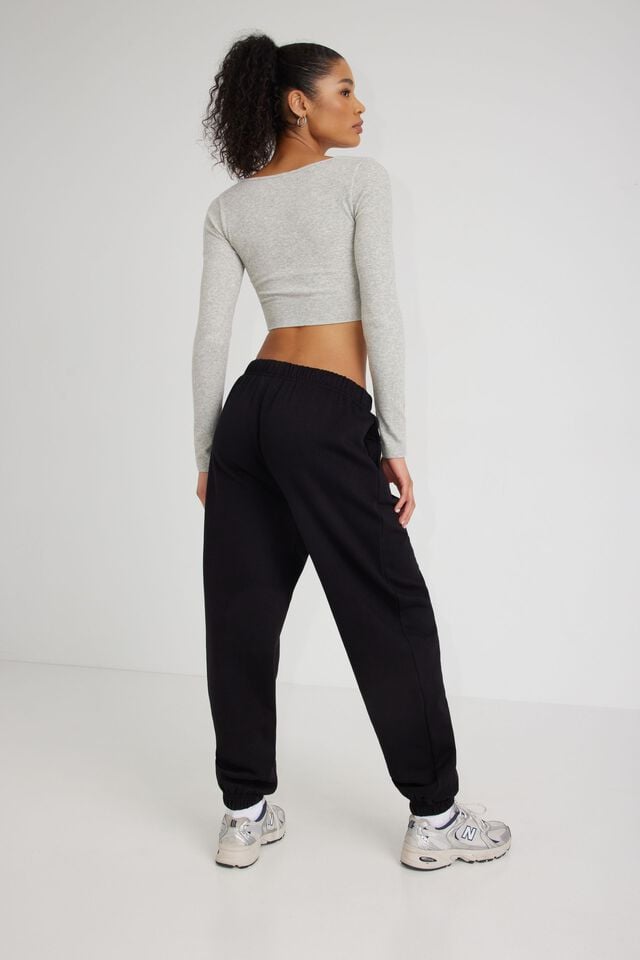 Black Women Garage Easy Joggers | A-0583724