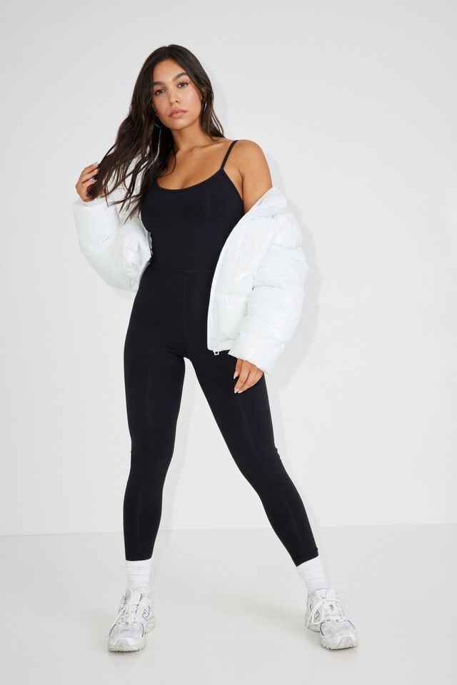 Black Women Garage Olivia Active Jumpsuit | A-7013425