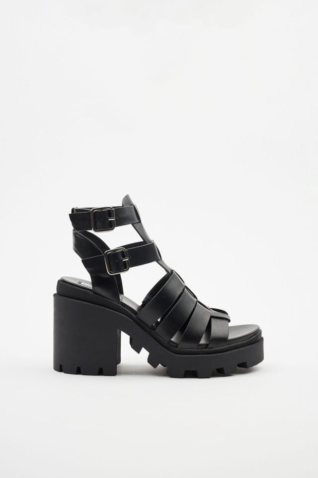 Black Women Garage Steve Madden Cosmic Sandals | A-8690547