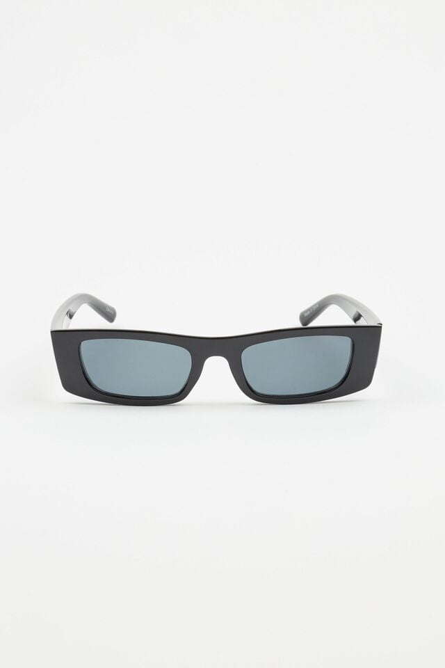 Black / Grey Women Garage Slim 90's Sunglasses | A-7160452