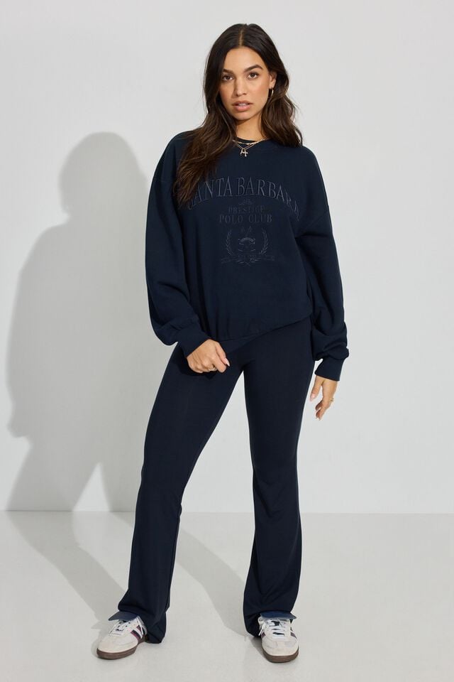 Blue Women Garage Ultrafleece Sweatshirts | A-7345209