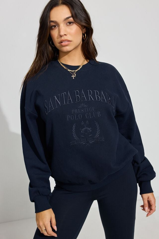 Blue Women Garage Ultrafleece Sweatshirts | A-7345209