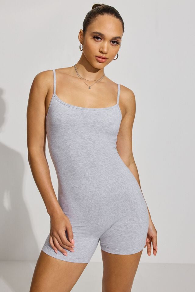 Grey Women Garage Jayden Low Back Rompers | A-1745283