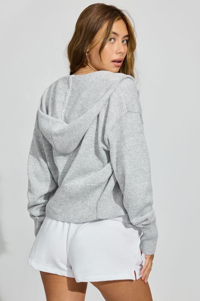 Grey Women Garage Super Soft Boxy Hoodie | A-1938426