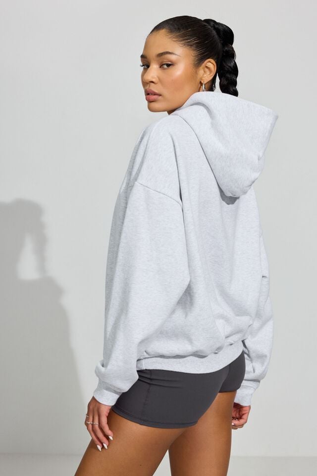 Grey Women Garage Ultrafleece Hoodie | A-3697451