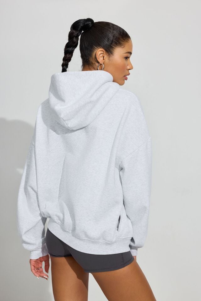 Grey Women Garage Ultrafleece Hoodie | A-3697451