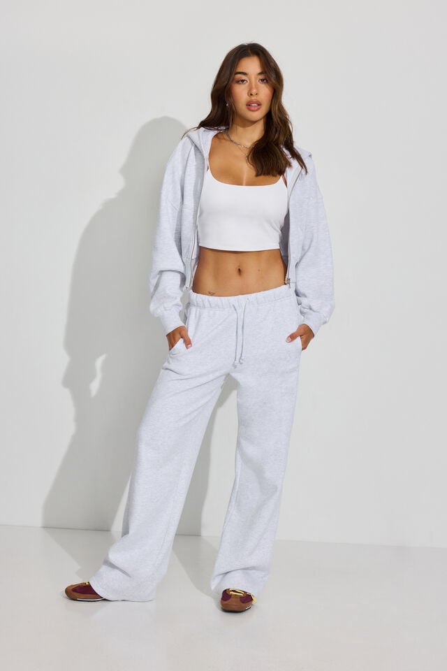 Grey Women Garage Ultrafleece Straight Leg Sweatpants | A-9536102