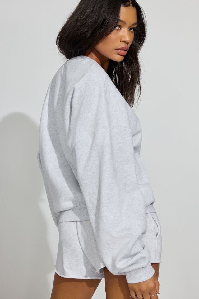 Grey Women Garage Ultrafleece Sweatshirts | A-3861497