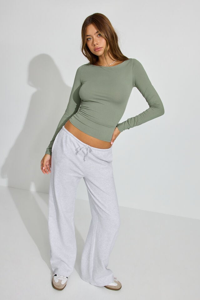 Khaki Women Garage Estelle Long Sleeve | A-9618375