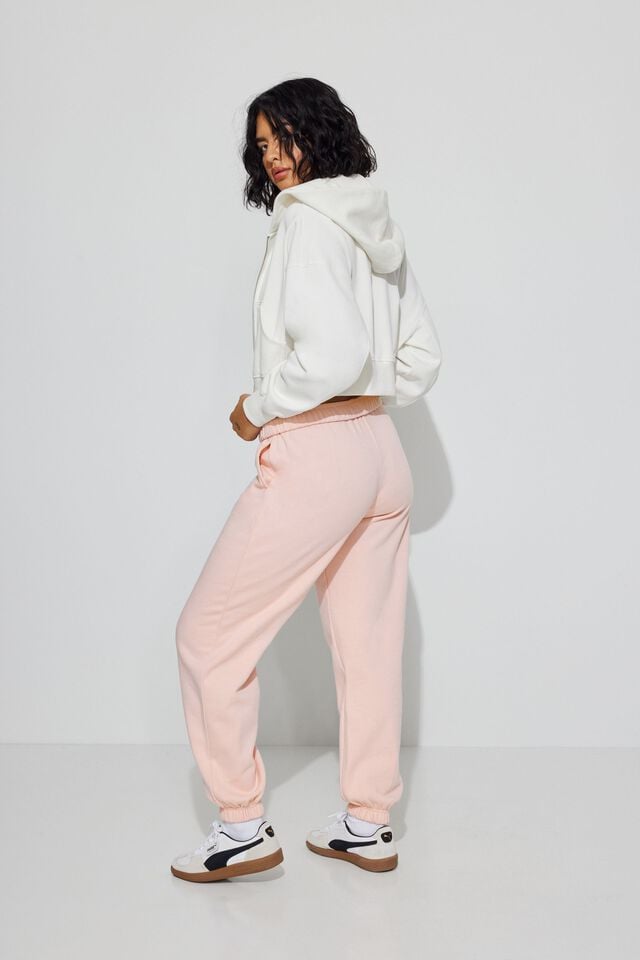 Pink Women Garage Easy Joggers | A-3042975