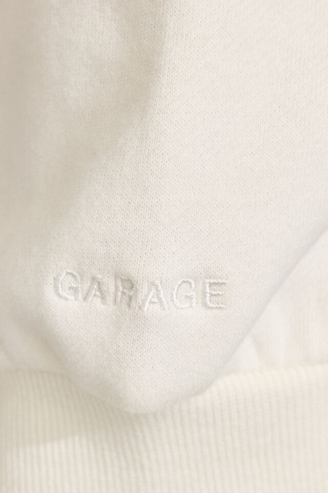 White Women Garage Ultrafleece Sweatshirts | A-2918470